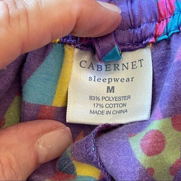 Cabernet by Sleep Sense Sleeveless Top and Satin Bottom Christmas Pajamas - Picture 6 of 10